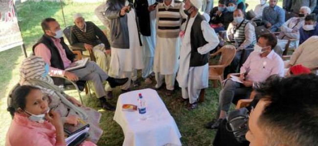 Day-3: B2V3 activities continue at Panzinara, Balhama Panchayat Halqas of Srinagar district Day-3: B2V3 activities continue at Panzinara, Balhama Panchayat Halqas of Srinagar district
