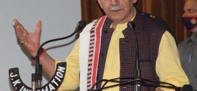 J&K UT LG Sinha wishes journalist fraternity on WPFD