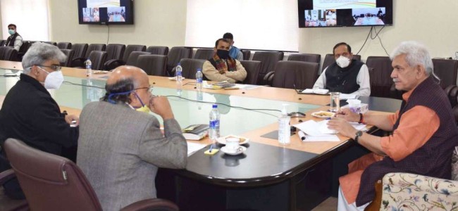 Lt Governor reviews core features of JK Health Insurance scheme Lt Governor reviews core features of JK Health Insurance scheme