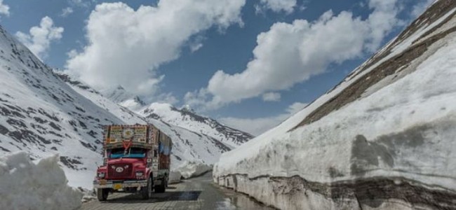 Srinagar-Jammu highway cleared of snow, debris; stranded vehicles allowed to ply as of now