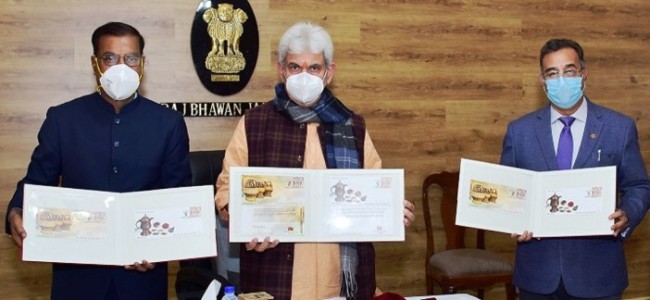 LG Sinha Releases Special Covers On Kangri And Kehwa By Department Of Posts LG Sinha Releases Special Covers On Kangri And Kehwa By Department Of Posts