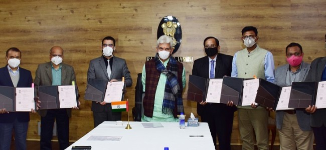 Mission Youth, Government of J&K inks MoUs with BSE to spread financial literacy  “We are adopting the best global practices of youth empowerment and encouraging sustainable livelihood”: Lt Governor