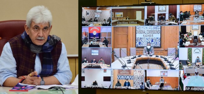Lt Governor interacts with Div Coms, DCs, SPs; reviews election preparedness  Maintaining neutrality; fairness of election process to be ensured: LG Lt Governor interacts with Div Coms, DCs, SPs; reviews election preparedness  Maintaining neutrality; fairness of election process to be ensured: LG