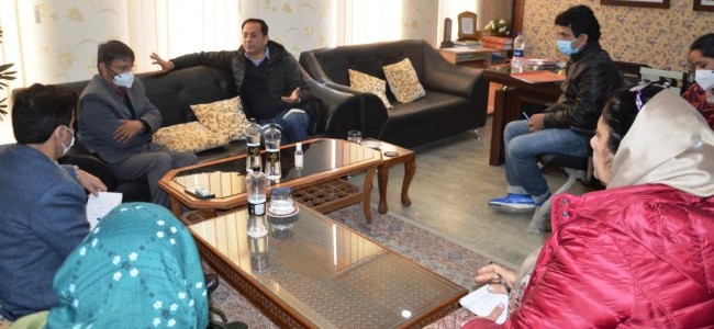 Bipal Pathak reviews functioning of Social Welfare department Bipal Pathak reviews functioning of Social Welfare department