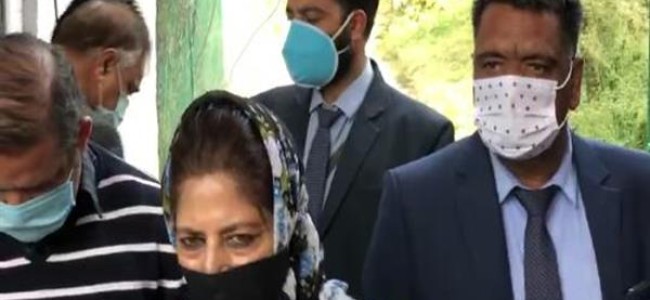 PDP fought many battles in past, will fight more for J&K, its people: Mehbooba Mufti PDP fought many battles in past, will fight more for J&K, its people: Mehbooba Mufti
