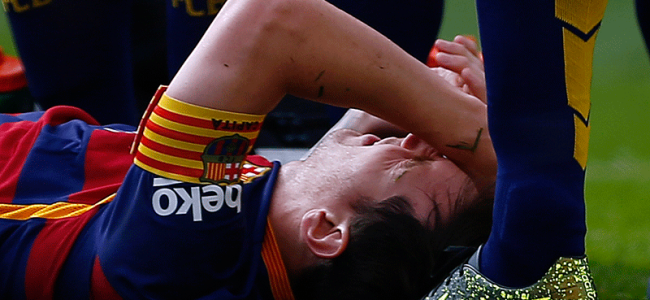 Barca’s Messi to miss Eibar game with ankle injury
