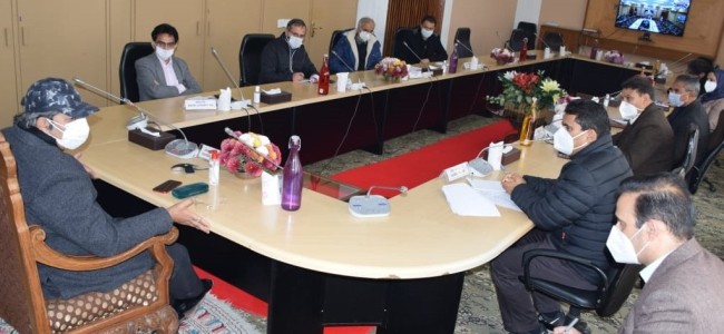 Advisor Baseer Khan reviews preparedness for Winter Tourism activities at Gulmarg Advisor Baseer Khan reviews preparedness for Winter Tourism activities at Gulmarg