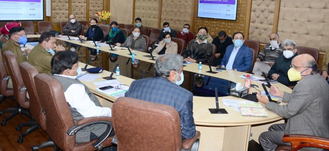 CS chairs maiden meeting of UT Steering Committee ON COVID Vaccination