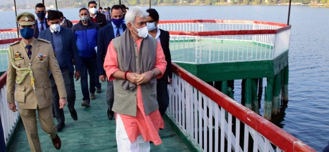 Lt Governor visits Purmandal – Utterbehani and Mansar-Surinsar twin Lakes Lt Governor visits Purmandal – Utterbehani and Mansar-Surinsar twin Lakes