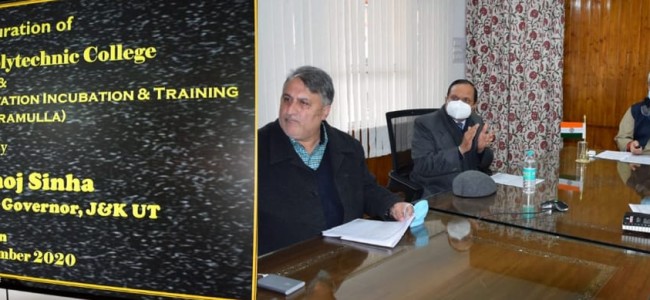 Lt Governor Manoj Sinha e-inaugurates Rs 181.57cr state of the art skill development centre at Baramulla Lt Governor Manoj Sinha e-inaugurates Rs 181.57cr state of the art skill development centre at Baramulla