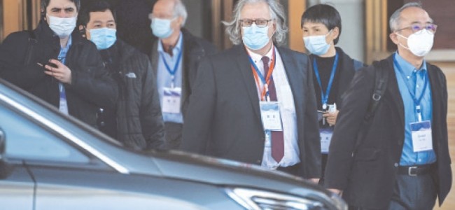 WHO begins virus probe with fieldwork in Wuhan WHO begins virus probe with fieldwork in Wuhan