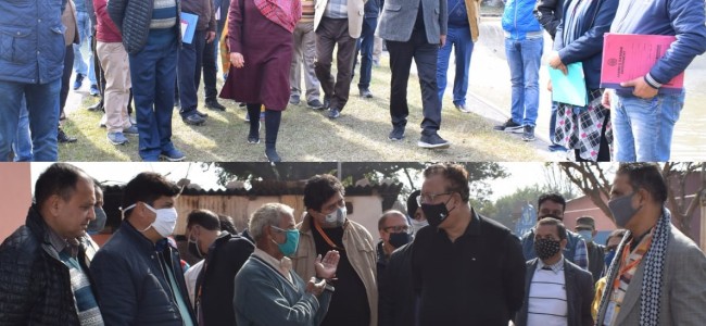 Navin Choudhary visits Reasi; reviews functioning of agriculture, allied departments