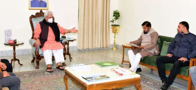 Former Ministers; former Legislators; public deputations call on Lt Governor Former Ministers; former Legislators; public deputations call on Lt Governor