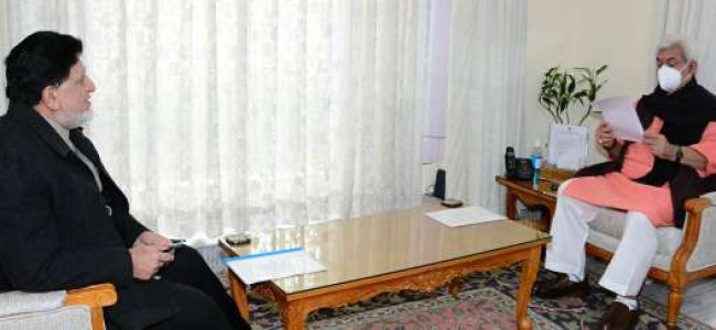 Former Ministers, public delegation call on Lt Governor; hails UT Government for Forest Rights Act Former Ministers, public delegation call on Lt Governor; hails UT Government for Forest Rights Act