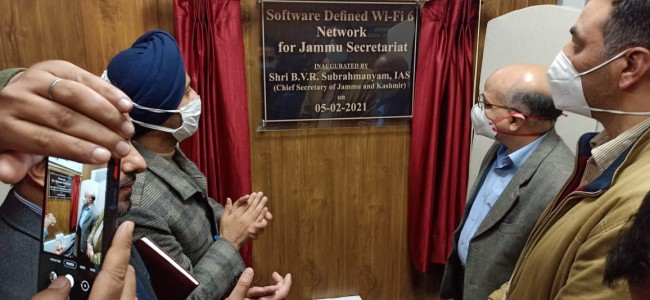 Chief Secretary inaugurates Govt.’s first Software-defined Wi-Fi 6 Network