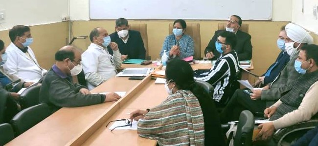 Principal GMC reviews progress on development works in SMGS, MCH Gandhi Nagar Hospital Principal GMC reviews progress on development works in SMGS, MCH Gandhi Nagar Hospital