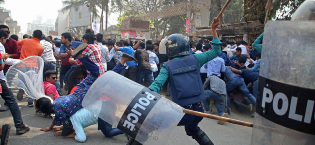 Dhaka turns into battleground as BNP leads protest over writer’s death