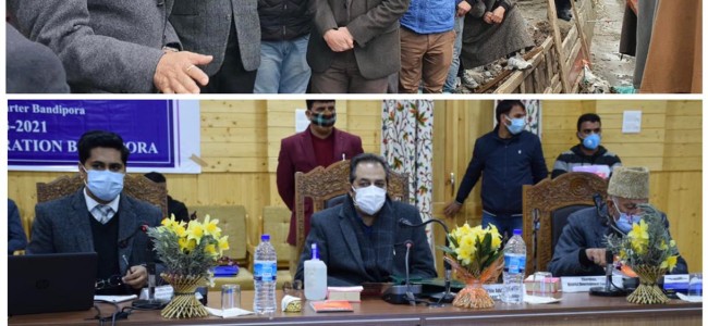 Advisor Baseer Khan visits Bandipora Advisor Baseer Khan visits Bandipora