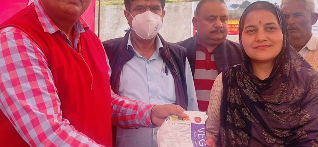 Agriculture department organizes Kissan Mela at Panchayat Dhalpar Agriculture department organizes Kissan Mela at Panchayat Dhalpar