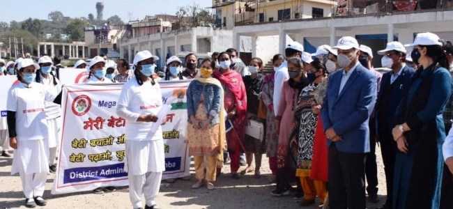 Beti Bachao Beti Padhao awareness Rally organised at Samba Beti Bachao Beti Padhao awareness Rally organised at Samba