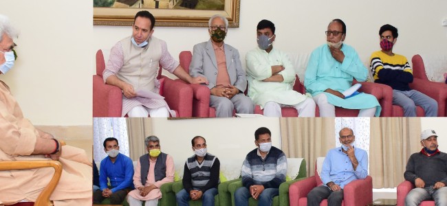Chairperson J&K Socially and Educationally Backward Classes Commission calls on Lt Governor Chairperson J&K Socially and Educationally Backward Classes Commission calls on Lt Governor
