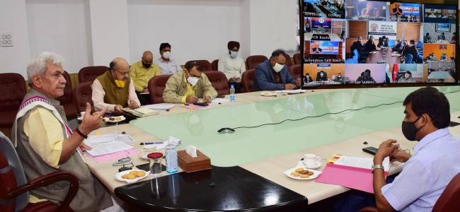 Lt Governor interacts with Div Coms, DCs, SPs; sets out agenda of transparent, accountable and citizen-centric administration Lt Governor interacts with Div Coms, DCs, SPs; sets out agenda of transparent, accountable and citizen-centric administration