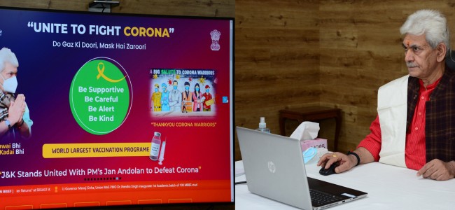 Manoj Sinha launches radio programme Awaam Ki Baat from Raj Bhavan Manoj Sinha launches radio programme Awaam Ki Baat from Raj Bhavan