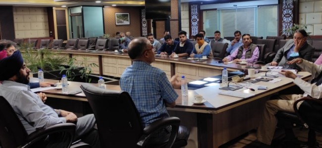 Principal Secretary I&C holds interactions with various Industrial and Hotel Associations Principal Secretary I&C holds interactions with various Industrial and Hotel Associations