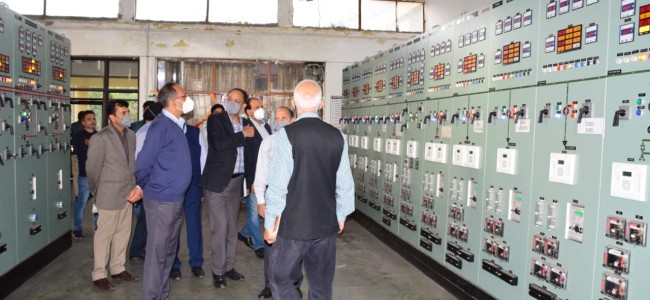 Kansal inspects various power stations Kansal inspects various power stations