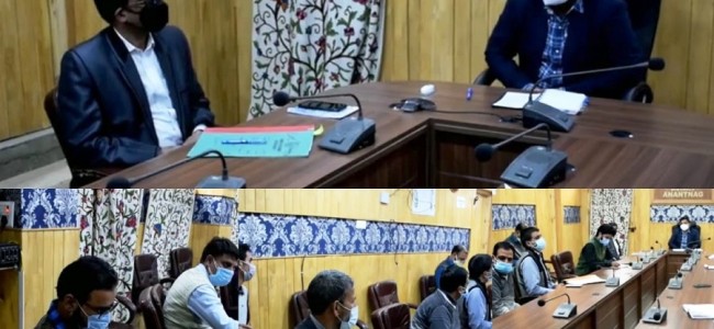 Ensure hassle free delivery of essential services during Lockdown: DC Anantnag Ensure hassle free delivery of essential services during Lockdown: DC Anantnag
