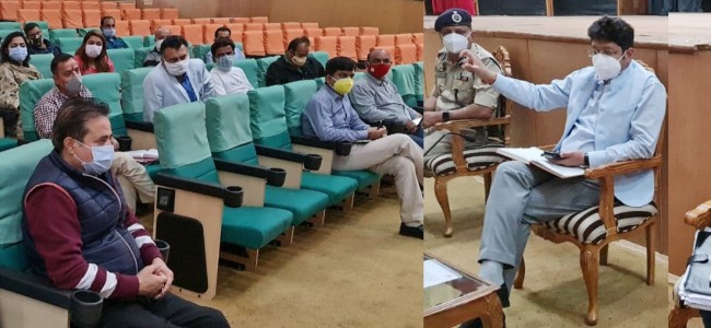 Div Com visits Katra, meets several delegations Div Com visits Katra, meets several delegations