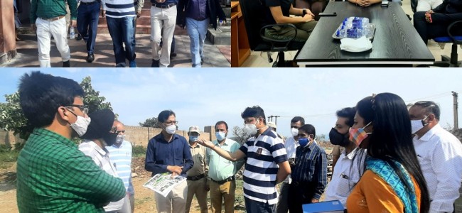 Div Com conducts Jammu city tour, inspects sanitation services being provided by JMC Div Com conducts Jammu city tour, inspects sanitation services being provided by JMC