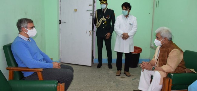 LG Offers Better Medical Facility For Treating Dr Farooq, Omar Says Thanks, SKIMS Is Best LG Offers Better Medical Facility For Treating Dr Farooq, Omar Says Thanks, SKIMS Is Best