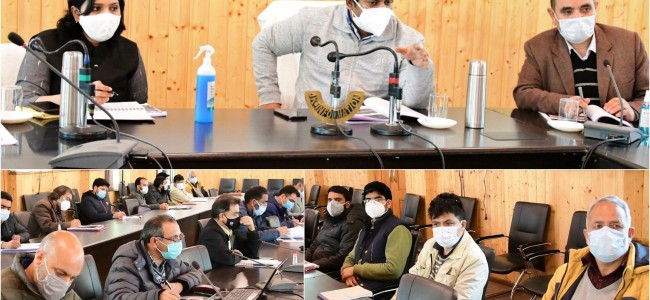 M Raju reviews implementation of JJM in Ganderbal M Raju reviews implementation of JJM in Ganderbal
