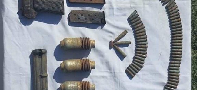 Budgam forests searched, arms recovered