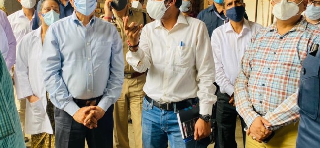 Advisor Bhatnagar Visits GMC Kathua, reviews COVID measures Advisor Bhatnagar Visits GMC Kathua, reviews COVID measures