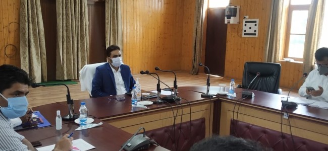 Director RDD visits B’la; reviews pace of ongoing developmental works Director RDD visits B’la; reviews pace of ongoing developmental works