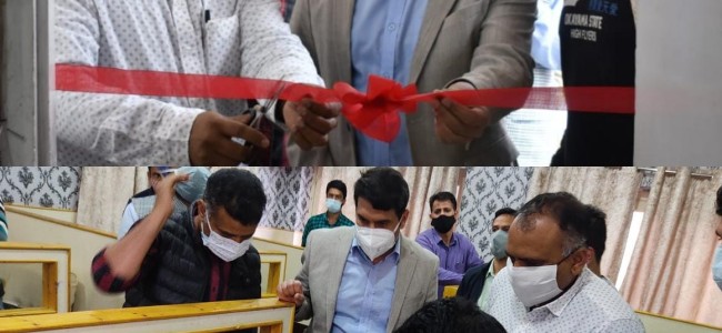 Div Com Kashmir inaugurates the Centre Div Com Kashmir inaugurates the Centre