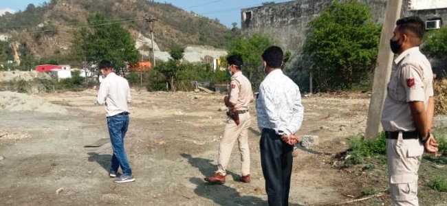 JDA team warns defaulter of illegal construction JDA team warns defaulter of illegal construction