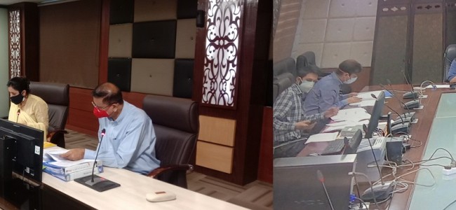 Principal Secretary I&C chairs meetings regarding sanction of cases under CPI, CCIIAC, IDS Principal Secretary I&C chairs meetings regarding sanction of cases under CPI, CCIIAC, IDS