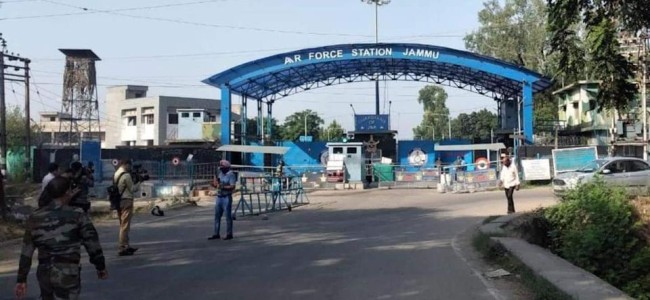 Two explosions rock technical area of Jammu airport Two explosions rock technical area of Jammu airport