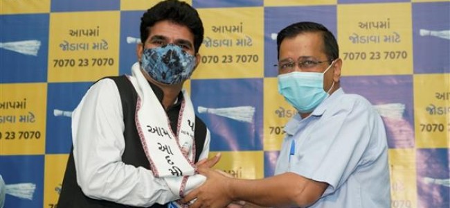AAP to contest all seats in Gujarat in 2022 Assembly polls: Kejriwal AAP to contest all seats in Gujarat in 2022 Assembly polls: Kejriwal