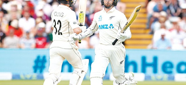 Conway and Young put NZ in charge at Edgbaston
