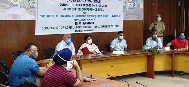 Aroma mission extended to Udhampur District Aroma mission extended to Udhampur District