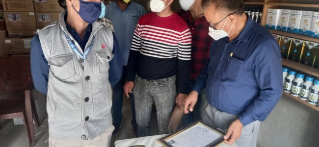 Director Law Enforcement J&K launches valley wide inspection drive Director Law Enforcement J&K launches valley wide inspection drive