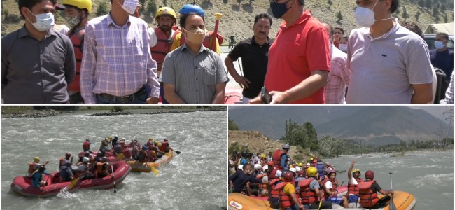 White Water Rafting activities resume at Wussan