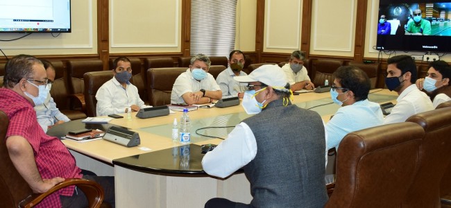 Navin Choudhary chairs a meeting to explore opportunities offered by e-marketing platforms for benefit of Agri, Horti producers of JK Navin Choudhary chairs a meeting to explore opportunities offered by e-marketing platforms for benefit of Agri, Horti producers of JK