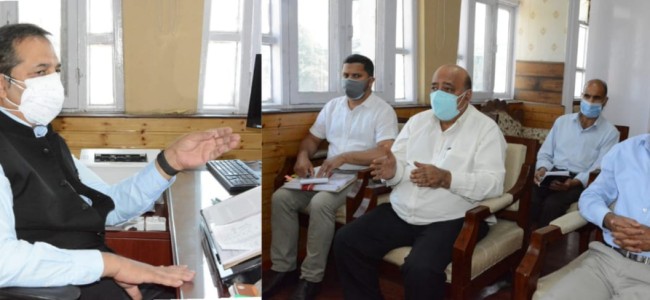 Advisor Baseer Khan chairs review meeting of Floriculture department Advisor Baseer Khan chairs review meeting of Floriculture department