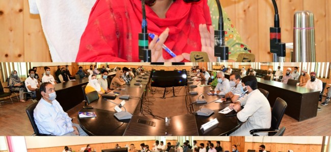 Progress of Covid-19 vaccination drive for 18-44 years reviewed at Gbl Progress of Covid-19 vaccination drive for 18-44 years reviewed at Gbl