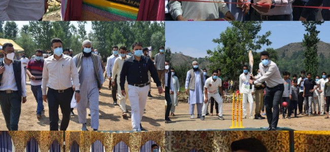 DDC Kulgam inaugurates playfield at D H Pora DDC Kulgam inaugurates playfield at D H Pora